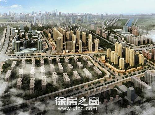 风尚自由城鸟瞰图